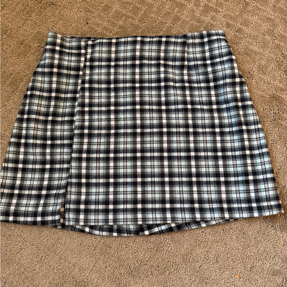 Target Black and White A-Line Mini Skirt